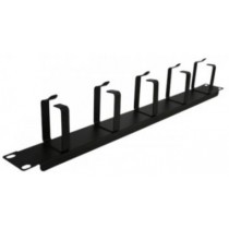 Enson Organizador Horizontal de Cables 19", 1U, Negro - Envío Gratis