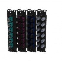 Belden Panel de Parcheo de 12 Puertos LC, Negro/Azul - Envío Gratis