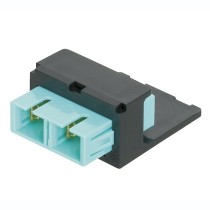 Panduit Módulo de 1 Adaptador de Fibra Óptica SC, Multimodo, OM3/OM4, Negro/Azul - Envío Gratis