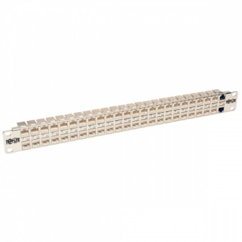 Tripp Lite Panel de Parcheo Cat6 para Rack 1U, 48 Puertos RJ-45, Plata - Envío Gratis