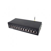 LinkedPRO Panel de Parcheo Cat5e STP 10'', 12 Puertos, Negro - Envío Gratis