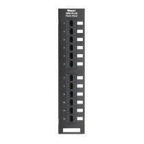 Panduit Panel de Parcheo de 12 Puertos, RJ-45, Negro - Envío Gratis