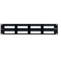 Siemon Panel de Parcheo MAX Modular, 48 Puertos, Plano, 2U, Negro - Envío Gratis