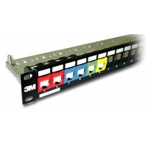 3M Panel de Parcheo Cat6 24 Puertos, Negro - Envío Gratis