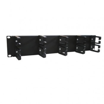 Enson Organizador de Cable Horizontal para Rack 2U, Negro - Envío Gratis