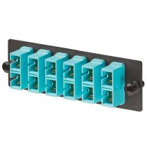 Panduit Panel de 6 Adaptadores de Fibra Óptica SC Dúplex Multimodo, Azul - Envío Gratis