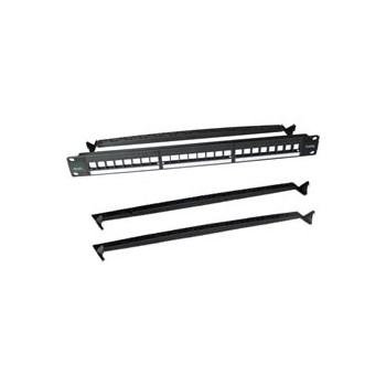 Nitrotel Panel de Parcheo Cat6/5e, de 24 Puertos, 1U, Negro - Envío Gratis