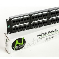 Nitrotel Panel de Parcheo Cat5e de 48 Puertos, 19'' - Envío Gratis