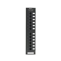 Panduit Panel de Parcheo Cat5e, RJ-45, 12 Puertos, Negro - Envío Gratis