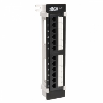 Tripp Lite Panel de Parcheo CAT6, 12 Puertos RJ-45, para Instalación en Pared - Envío Gratis