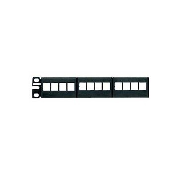 Panduit Panel de Parcheo Modular Plano de 24 Puertos RJ-45, 1U, Negro - Envío Gratis