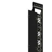 NCS Jaguar Organizador Vertical de Cable para Rack, 28U, Negro - Envío Gratis