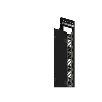 NCS Jaguar Organizador Vertical de Cable para Rack, 28U, Negro - Envío Gratis