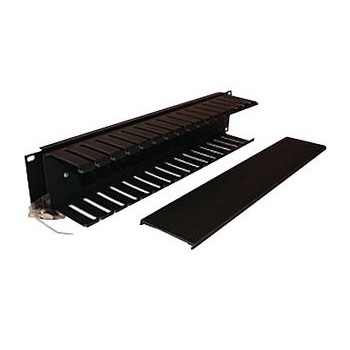 Belden Organizador Horizontal Sencillo, 2UR, Negro - Envío Gratis