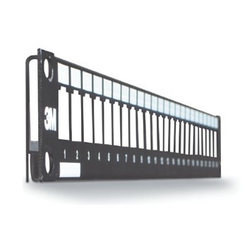 3M Panel de Parcheo Cat6 para Rack de 19'', 24 Puertos, Negro - Envío Gratis