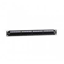 ConduNet Panel de Parcheo para Rack, RJ-45, 24 Puertos, Negro - Envío Gratis