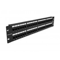 ConduNet Panel de Parcheo para Rack, 24 Puertos con Borne para Dren, Negro - Envío Gratis