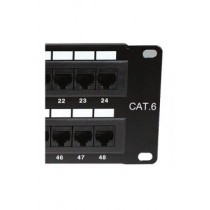 Nexxt Solutions Panel de Parcheo para Rack de 19'', Cat6, 24x RJ-45 - Envío Gratis