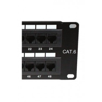 Nexxt Solutions Panel de Parcheo para Rack de 19'', Cat6, 24x RJ-45 - Envío Gratis