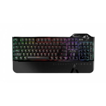 Teclado Gamer Azio MGK L80 RGB, Teclado Mecánico, Kailh Brown, Alámbrico, Negro (Inglés) - Envío Gratis