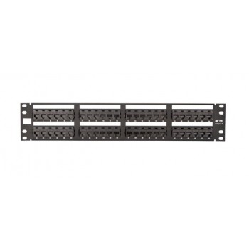 TE Connectivity Panel de Parcheo Cargado Cat6 de 48 Puertos, 2U, Negro - Envío Gratis