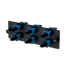 Panduit Panel de 6 Adaptadores de Fibra Óptica SC Simplex Monomodo, Azul - Envío Gratis