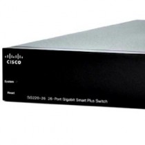 Switch Cisco Gigabit Ethernet Smart Plus SG220-26, 26 Puertos 10/100/1000Mbps + 2 Puertos SFP, 52 Gbit/s, 8192 Entradas - Envío 