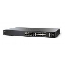 Switch Cisco Fast Ethernet SF250-24, 24 Puertos 10/100Mbps + Puertos SFP, 12.8Gbit/s, 8000 Entradas - Gestionado - Envío Gratis