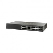 Switch Cisco Gigabit Ethernet SG500-28MPP Max PoE+ Stackable, 24 Puertos 10/100/1000Mbps + 2x Combo + 2x SFP, 72 Gbit/s - Envío 