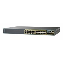 Switch Cisco Gigabit Ethernet Catalyst 2960-X, 24 Puertos 10/100/1000 Mbps + 2 Puertos SFP+, 216 Gbit/s - Gestionado - Envío Gra