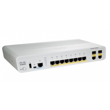 Switch Cisco Gigabit Ethernet Catalyst 2960-C PoE 2x Dual Uplink LAN Base, 15 Puertos 10/100/1000Mbps, 8000 Entradas - Envío Gra