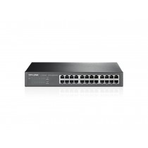 Switch TP-Link Gigabit Ethernet TL-SG1024D, 24 Puertos 10/100/1000Mbps, 48 Gbit/s, 8000 Entradas – No Administrable - Envío Grat