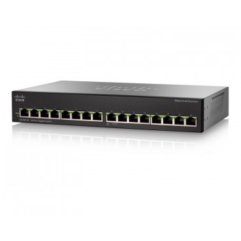 Switch Cisco Gigabit Ethernet SG110-16, 16 Puertos 10/100/1000Mbps, 32 Gbit/s, 8000 Entradas - No Administrable - Envío Gratis