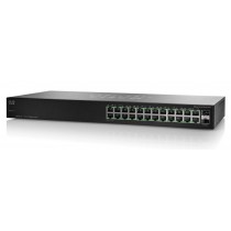 Switch Cisco Gigabit Ethernet SG110-24, 24 Puertos 10/100/1000Mbps + 2 Puertos SFP, 48 Gbit/s, 8000 Entradas - No Administrable 