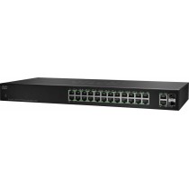 Switch Cisco Fast Ethernet SF112-24, 24 Puertos 10/100Mbps + 2 Puertos SFP, 8.8 Gbit/s - No Administrable - Envío Gratis