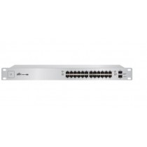 Ubiquiti Networks Gigabit Ethernet Switch US-24-250W PoE+, 24 Puertos 10/100/1000Mbps + 2 Puertos SFP - Gestionado - Envío Grati