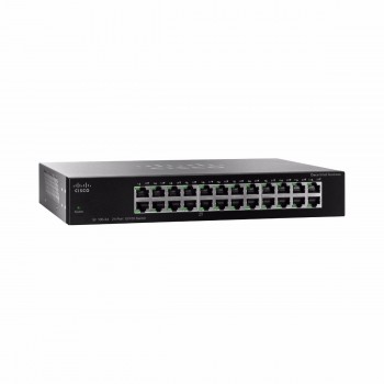 Switch Cisco Gigabit Ethernet SG110-24HP-NA PoE, 12 Puertos 10/100/1000Mbps + 12 Puertos PoE, 48 Gbit/s - No Administrable - Env