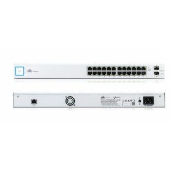 Switch Ubiquiti Networks Gigabit Ethernet UniFi, 24 Puertos 10/100/1000Mbps + 2 Puertos SFP, 52 Gbit/s - Gestionado - Envío Grat