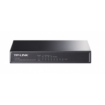 Switch TP-Link TL-SF1008P PoE, 10/100Mbps, 8 Puertos, 1000 Entradas – No Administrable - Envío Gratis