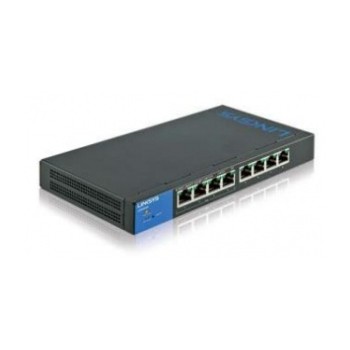 Switch Linksys Gigabit Ethernet LGS308, 8 Puertos 10/100/1000 Mbps, 16 Gbit/s, 8000 Entradas - Gestionado - Envío Gratis