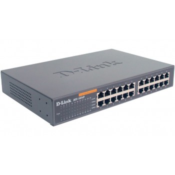 Switch D-Link Fast Ethernet DES-1024D, 24 Puertos 10/100Mbps, 8000 Entradas - No Administrable - Envío Gratis