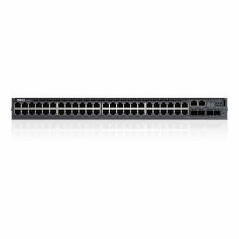 Switch Dell Gigabit Ethernet N3048, 48 Puertos 10/100/1000Mbps + 2 Puertos SFP+, 260 Gbit/s, 16.384 Entradas - Gestionado - Enví