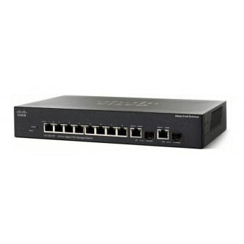 Switch Cisco Gigabit Ethernet SG355-10P, 8 Puertos 10/100/1000Mbps + 2 Puertos SFP, 20 Gbit/s, 16.384 Entradas - Gestionado - En