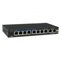 Switch Provision-ISR Gigabit Ethernet PoES-08120+2G, 8 Puertos 10/100Mbps + 2 Puertos 10/100/1000Mbps, 7 Gbit/s, 4000 Entradas -