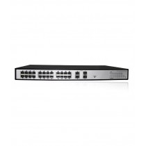 Switch Folksafe Fast Ethernet FS-S1024EP-2C, 24 Puertos 10/100/1000Mbps + 2 Puertos SFP, 8000 Entradas - No Administrable - Enví