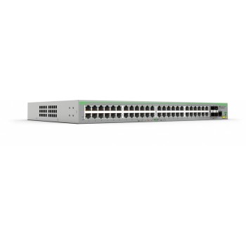 Switch Allied Telesis Fast Ethernet, 48 Puertos 10/100Mbps + 4 Puertos SFP, 17.6 Gbit/s, 16.000 Entradas - Gestionado - Envío Gr