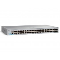 Switch Cisco Gigabit Ethernet Catalyst 2960L, 48 Puertos 10/100/1000 + 4 Puertos SFP+, 104Gbit/s, 8000 Entradas - Gestionado - E