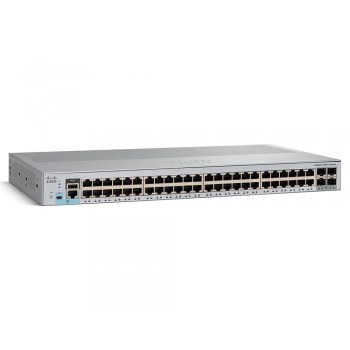 Switch Cisco Gigabit Ethernet Catalyst 2960L, 48 Puertos 10/100/1000 + 4 Puertos SFP+, 104Gbit/s, 8000 Entradas - Gestionado - E