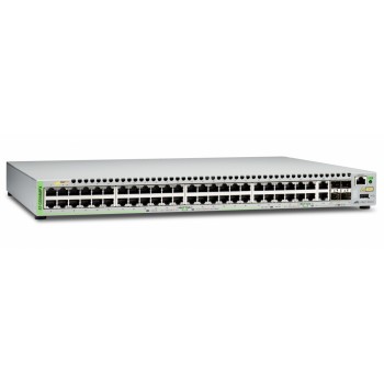 Switch Allied Telesis Gigabit Ethernet AT-GS948MPX-10, 48 Puertos 10/100/1000Mbps + 2 Puertos SFP, 140 Gbit/s, 16.000 Entradas -