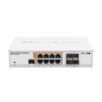 Switch MikroTik Gigabit Ethernet CRS112-8P-4S-IN, 8 Puertos 10/100/1000Mbps + 4 Puertos SFP - Gestionado - Envío Gratis